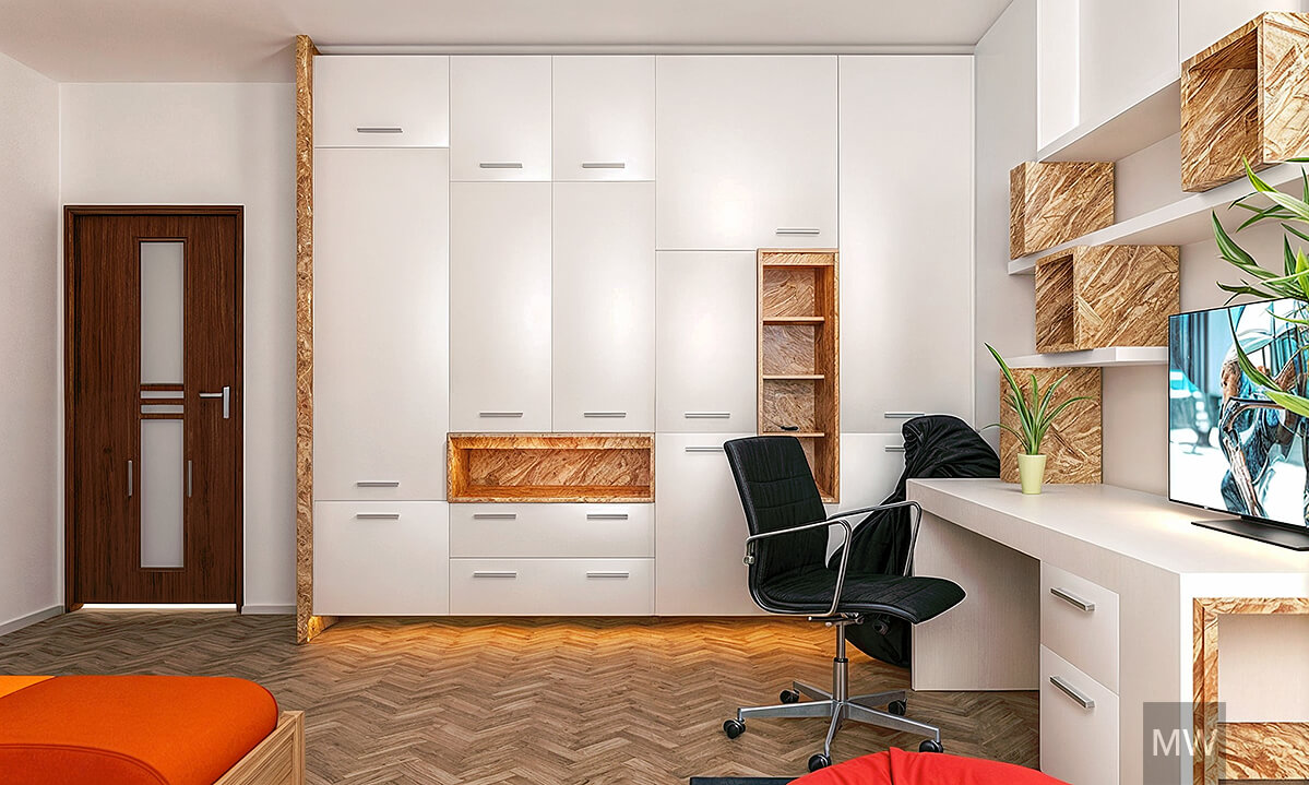 design interior apartament studio, cluj napoca, mobila incorporata cu elemente din osb design interior apartament studio, cluj napoca, mobila incorporata cu elemente din osb