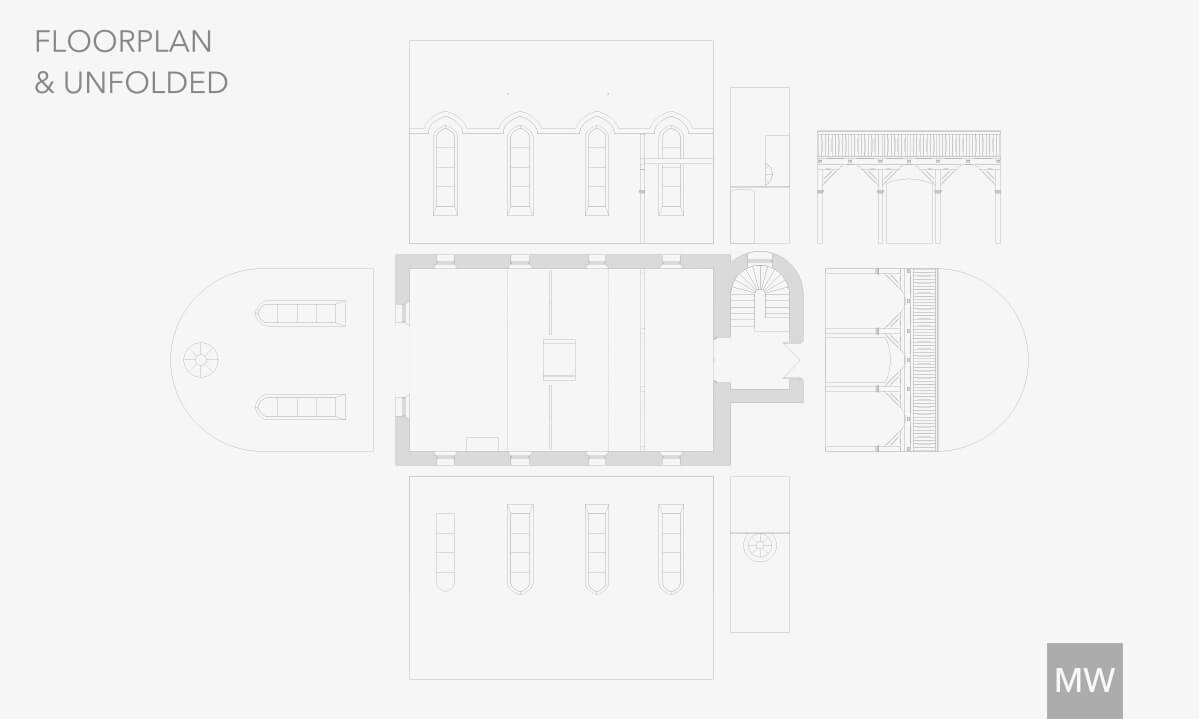 plan biserica, design interior muzeu plan biserica, design interior muzeu