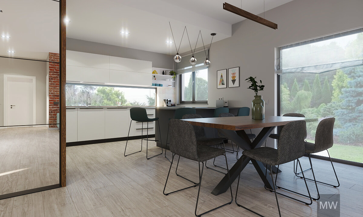 zona de luat masa in casa familiala, proiect si randari 3d facut de most wanted design zona de luat masa in casa familiala, proiect si randari 3d facut de most wanted design