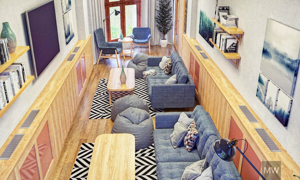 vedere de ansamblu, spatiu comun amenajat cu mobila IKEA si elemente facute la comanda, most wanted design vedere de ansamblu, spatiu comun amenajat cu mobila IKEA si elemente facute la comanda, most wanted design