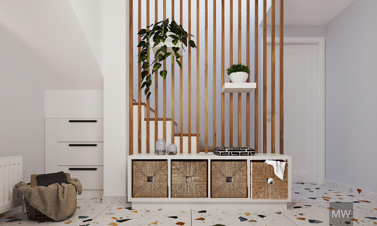 randare 3d antreu, placi stracciatella, riflaj, design casa randare 3d antreu, placi stracciatella, riflaj, design casa