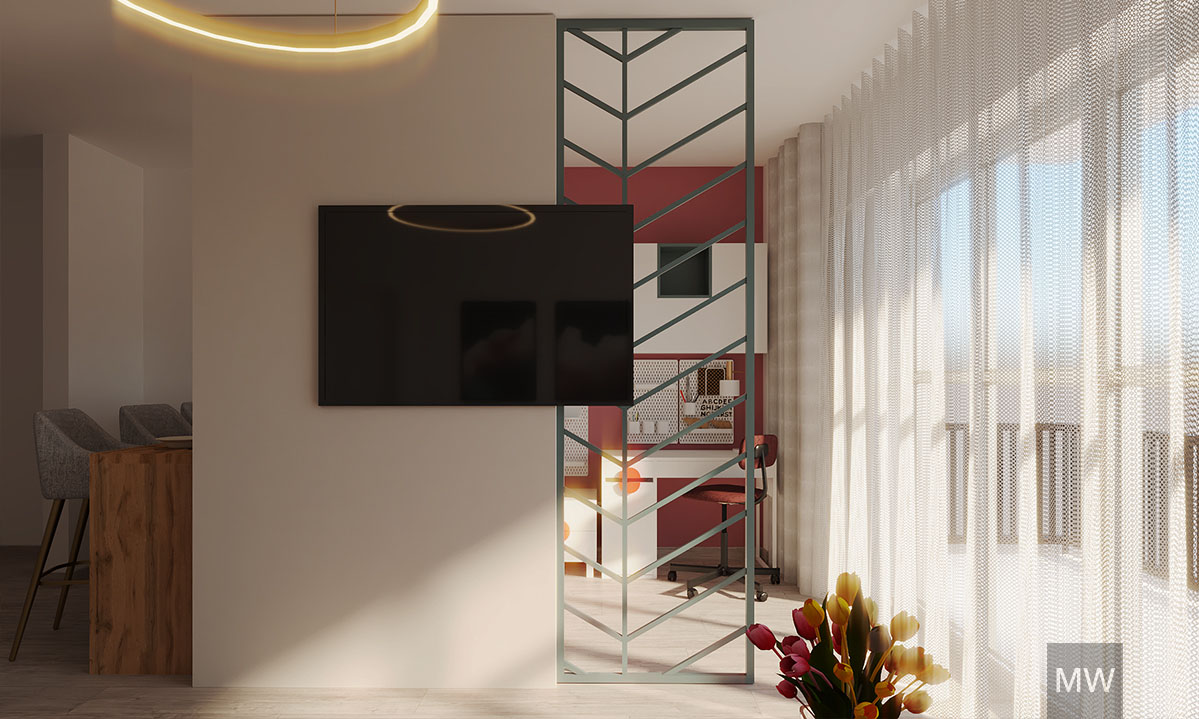 apartament ac design interior cluj napoca amenajare recompartimentare perete despartitor 02 o design interior living multifunctional most wanted design cluj apartament