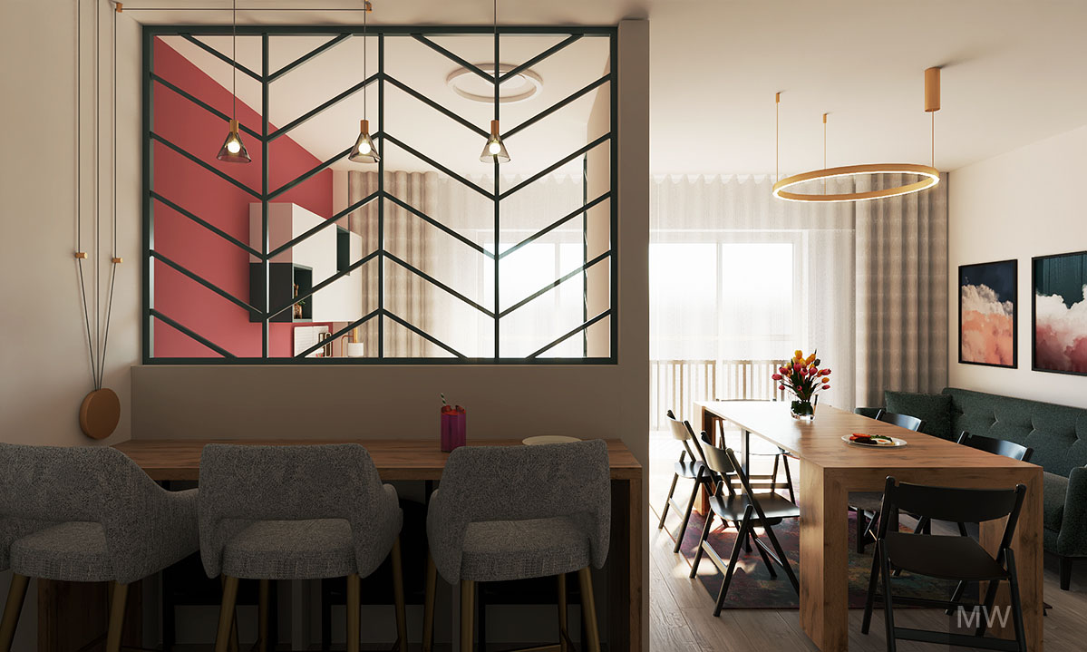 apartament ac design interior cluj napoca amenajare recompartimentare perete despartitor 07 o design interior living multifunctional most wanted design cluj apartament