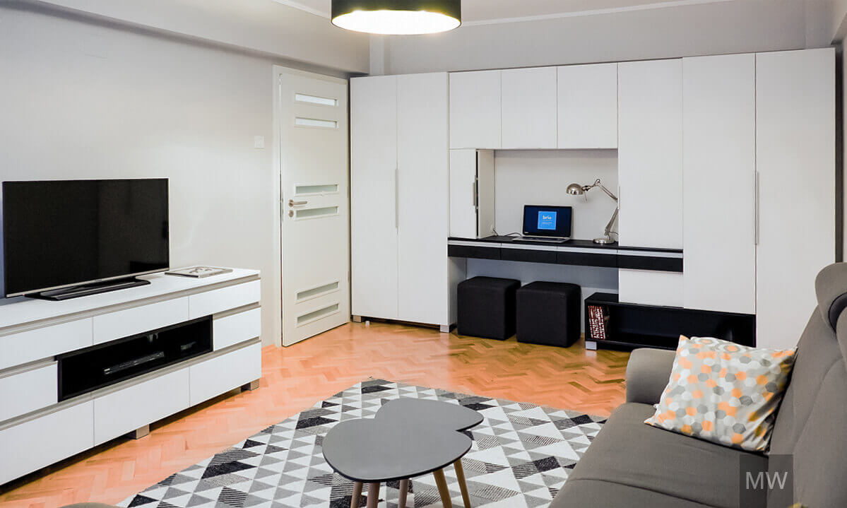 design birou incorporat in garderoba si living most wanted design oradea design birou incorporat in garderoba si living most wanted design oradea