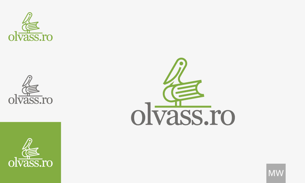 versiuni de culoare pentru design logo olvass.ro, unicolor, negru si colorat versiuni de culoare pentru design logo olvass.ro, unicolor, negru si colorat