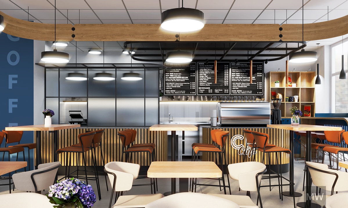 randare 3d zona bar si bucatarie chi cafe floresti cluj scaune scaab lisa corpuri de iluminat negre tavan casetat randare 3d zona bar si bucatarie chi cafe floresti cluj scaune scaab lisa corpuri de iluminat negre tavan casetat