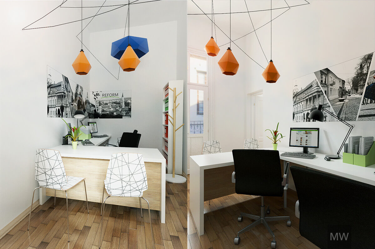 randari de design interior birou si receptie pentru agentia imobiliara Reform randari de design interior birou si receptie pentru agentia imobiliara Reform
