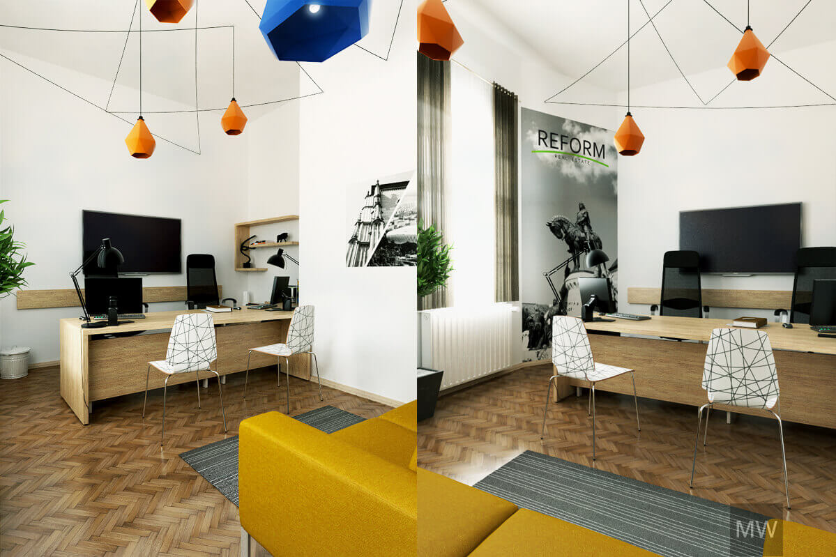 randare 3d pentru biroul Reform, agentie imobiliara din Cluj randare 3d pentru biroul Reform, agentie imobiliara din Cluj
