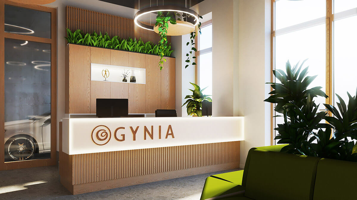design receptie gynea_randare 3d_riflaj din stejar_plante_corpuri de iluminat atarnate cu plante design receptie gynea_randare 3d_riflaj din stejar_plante_corpuri de iluminat atarnate cu plante