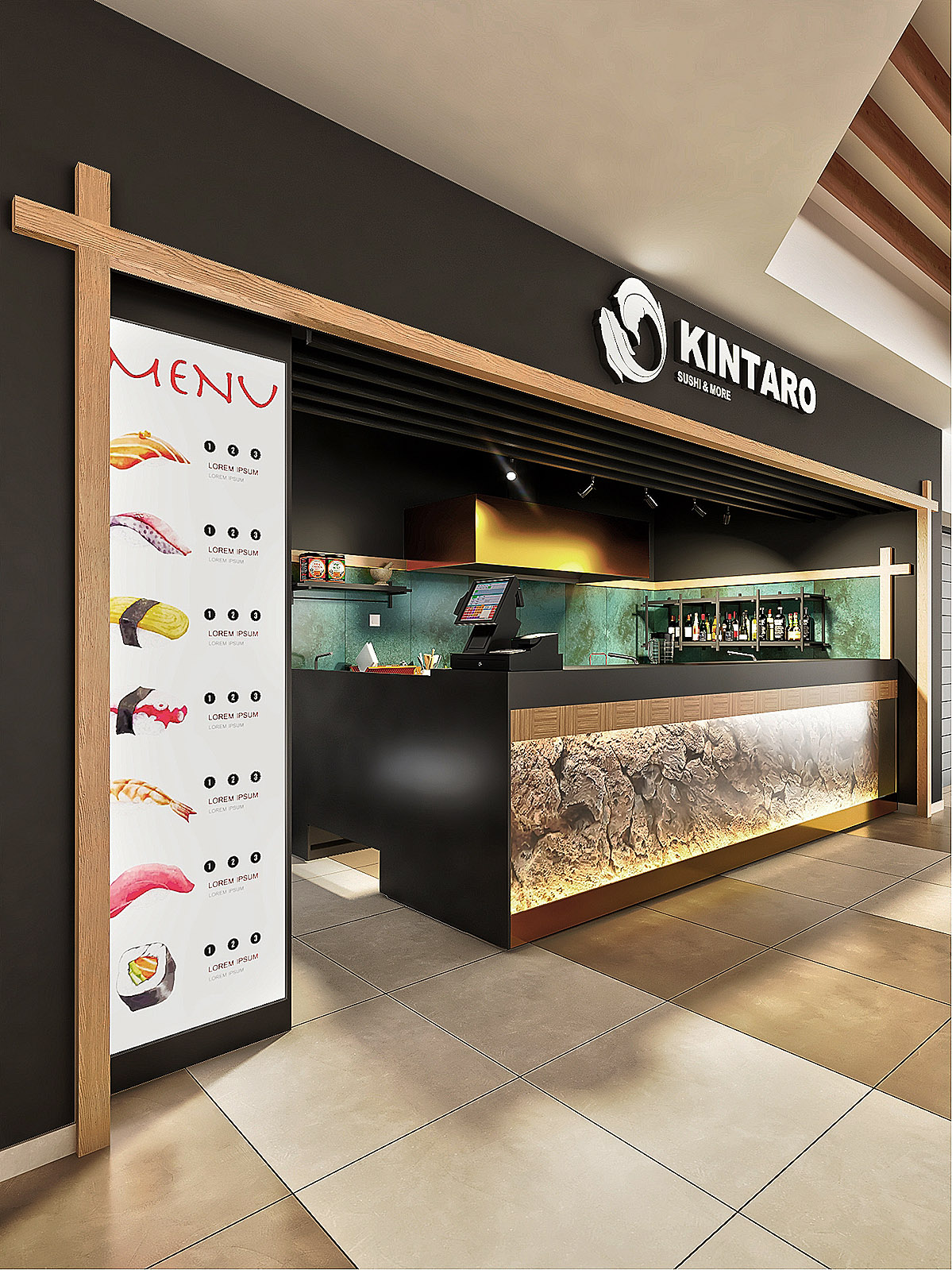 randare 3d sushi bar kintaro oradea_proiect facut de_most wanted design randare 3d sushi bar kintaro oradea_proiect facut de_most wanted design
